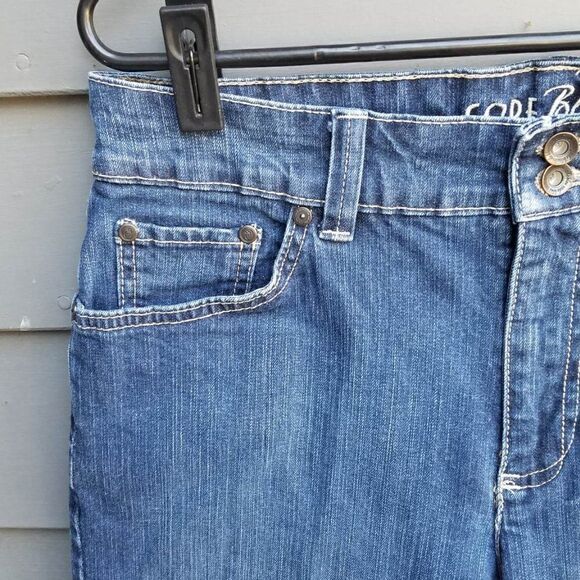 Code Bleu Brigitte Capris Jeans check Measurements - Picture 3 of 7